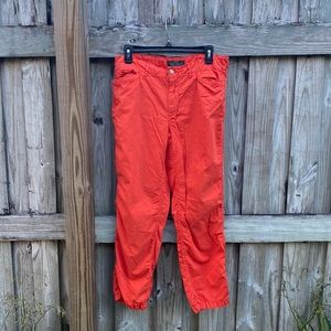 LRL Lauren Jeans Co. Ralph Lauren women's orange lightweight pants size 10